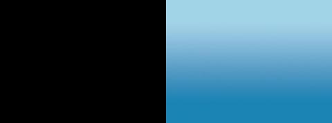 Penn Plax Cage Background 12" High Caribbbean Blue / Midnight Sea-Black