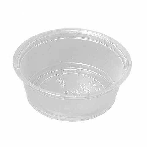 1 1/2 Ounce Plastic Feeding Cups (sleeve of 100)