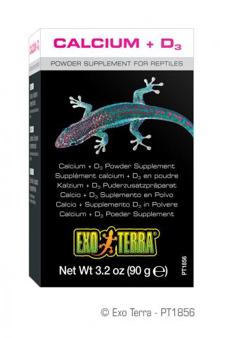 Exo Terra Calcium Powder with D3 3.2oz